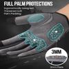 Tanluhu Cycling Mountain Bike Biking Gloves for Men Women Outdoor Full Finger Workout Touch Screen Anti-Slip Shock-Absorbing MTB Road Bicycle Gloves(Navy) view 4