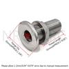 NRC&XRC Stainless Steel Barbed Short Straight Thru-Hull with Custom Gasket for 3/8" I.D (3/8") view 2