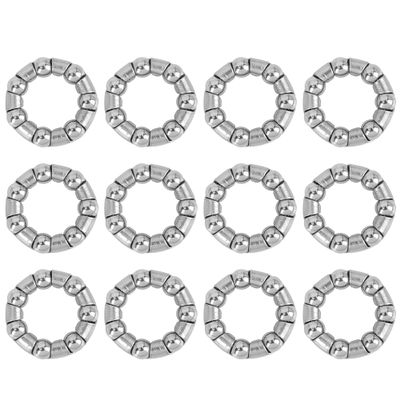 X AUTOHAUX 12 Pcs 4.76mm x 7 Ball Bearings Cages Crank Bearings Wheel Bearing Retainer for Bicycle