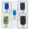 Frelaxy Stuff Sack Set 5-Pack (3L&5L&9L&15L&20L), Ultralight Ditty Bags with Dust Flap for Traveling Hiking Backpacking (Sky Blue&Blue&Navy&Army Green&Black) view 2