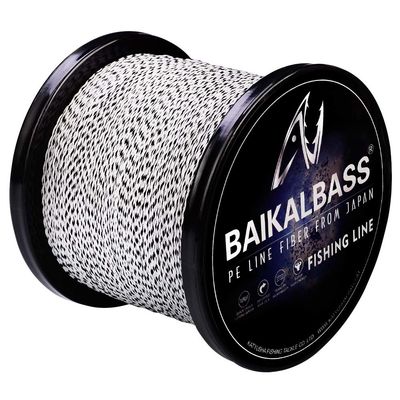 Super Strong Braided Fishing Line 9 Weaves Abrasion Resistant PE Braid Wire for Saltwater 30LB-310LB Zero Stretch Superline (2000M White Camo 30LB)