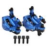 Aluminium Alloy Hydraulic Disc Brake HB-100 Hydraulic Disc Brake Set for Mountain Road (Blue) view 1