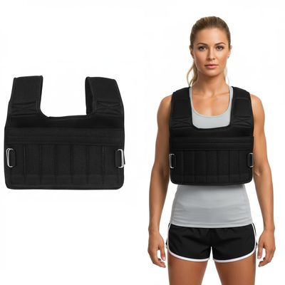 Exercise Weighted Vest without Weights, Fitness Weighted Vest Man Women Running Weight Equitment Sports Body-Building Clothing for Indoor Outdoor Training Rucking Workout