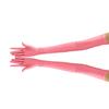 Ensnovo Children Girls' Boys Over Elbow Long Spandex Opera Gloves Pink, 5-18Y view 2