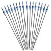 Pezicco Archery Carbon Target Arrows Hunting Arrows with Adjustable Nock and Replaceable Field Points for Compound Bow or Recurve Bow (12 PCS) view 1