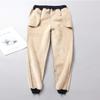 Snoly Women's Winter Fleece Sweatpants Running Active Thermal Sherpa Lined Jogger Pants (1#Blue, X-Small) view 2