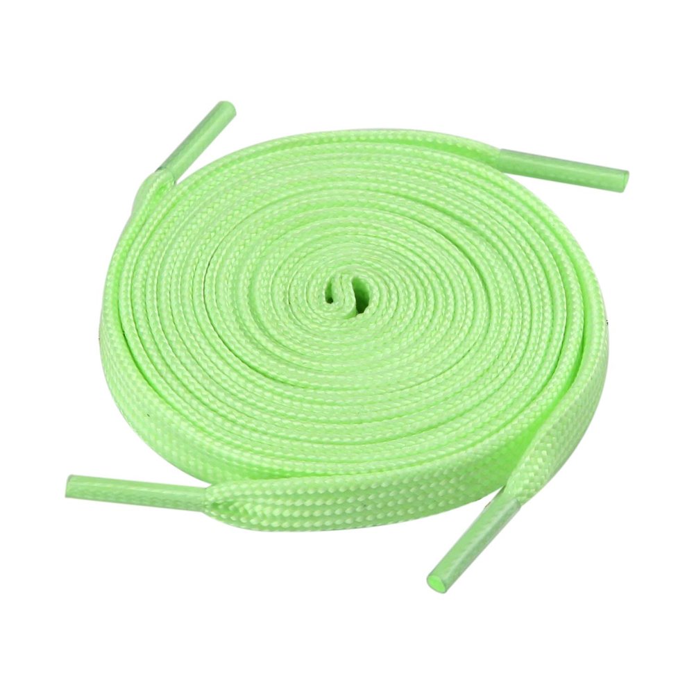 5Chaos Neon Glow Shoelaces, Cool Funny Green Shoe Laces for Women Kids Girls Men, Fun Custom Shoestring with Aglets 1Pair (59" (150CM), Neon Green)
