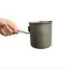 Jolmo Lander Titanium Pot Packable Camping Pot Ultralight Adventure Camp Pot Backpacking Titanium Pot with Locking Handle 1100ml/37oz view 1