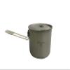 Jolmo Lander Titanium Pot Packable Camping Pot Ultralight Adventure Camp Pot Backpacking Titanium Pot with Locking Handle 1100ml/37oz view 3