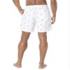 Nautica Men's Quick Dry All Over Classic Anchor Print Swim Trunk Bright White view 3