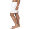 Nautica Men's Quick Dry All Over Classic Anchor Print Swim Trunk Bright White view 4