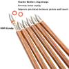 Pinals Traditional Archery Hunting Arrows 400 500 600 Spine Turkey Feather 30 32 Inch Carbon Shafts for Recurve Longbow Compound Bows Targets 12PCS 500 view 3