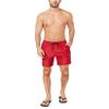 Nautica Mens Men's Quick Dry All Over Classic Anchor Print Swim Trunks, Racer Red, Large US view 2