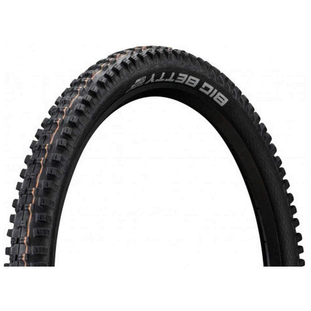 Schwalbe - Big Betty Downhill and Enduro Tubeless Folding Bike Tire | 27.5 x 2.4 | Evolution Line, Addix Soft, Super Gravity | Black