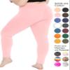 Women's Cotton Full Length Leggings Light Pink 4X view 3