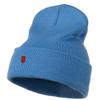 e4Hats.com Mini Rose Embroidered Long Beanie - Sky Blue OSFM