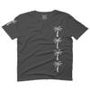 0318. Cool Graphic Surfer Society Summer California Palm Tree Beach for Men T Shirt (Charcoal, 2X-Large) view 1