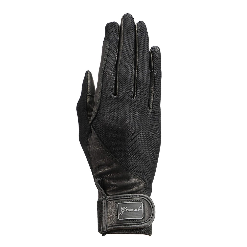Grewal Equestrian Marie Antoinette Ladies Genuine Goat Leather Equestrian Horse Riding Gloves (Large)