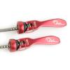 OMNI Racer Quick Release Road Mountain Wheel Stainless Alloy Skewer Set (Red) view 3