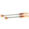 OMNI Racer Quick Release Road Mountain Wheel Stainless Alloy Skewer Set (Orange) view 2