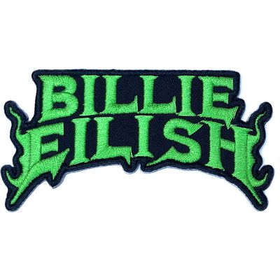 Billie EILISH Standard Patch: Flame Green