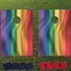 VictoryStore Rainbow Cornhole Bean Bag Toss Game Set, Bags Included, Rainbow Flag Bag Toss, LGBTQ Pride Cornhole view 2