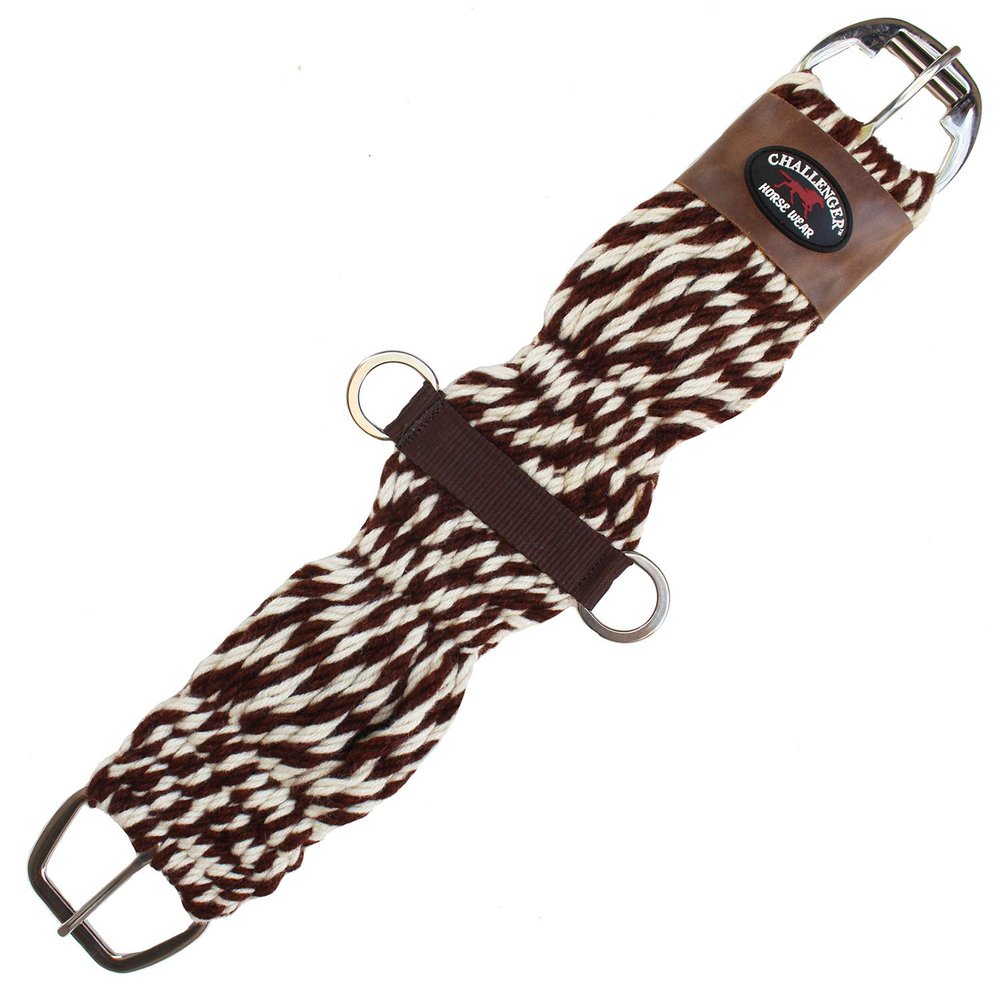 Horse Western Mohair Wool Breathable Saddle Cinch Stainless Steel 97RT01-36