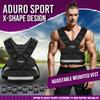 "Aduro Sport Adjustable Weighted Vest Workout Equipment, 26lbs-46lbs Body Weight Vest for Men, Women, Kids" view 2
