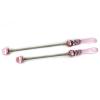 OMNI Racer Quick Release Road Mountain Wheel Stainless Alloy Skewer Set (Pink) view 2