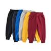 HUAER& Baby Boy's Jogger Pants Dinosaur Car Animal Print Drawstring Elastic Sweatpants 2-Pack (Gray+Black, 3T) view 2
