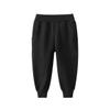 HUAER& Baby Boy's Jogger Pants Dinosaur Car Animal Print Drawstring Elastic Sweatpants 2-Pack (Gray+Black, 3T) view 3