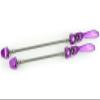 OMNI Racer Quick Release Road Mountain Wheel Stainless Alloy Skewer Set (Purple) view 2