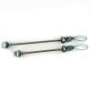 OMNI Racer Quick Release Road Mountain Wheel Stainless Alloy Skewer Set (Gray) view 2