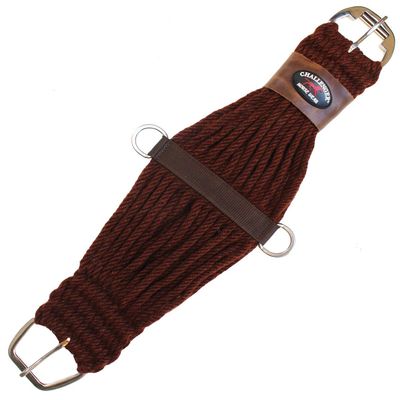 Horse 32" Western 27 Strand Double Weave Brown Mohair Roper Cinch 97RT07BR-32