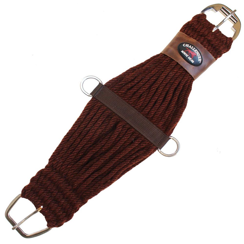 Horse 32" Western 27 Strand Double Weave Brown Mohair Roper Cinch 97RT07BR-32
