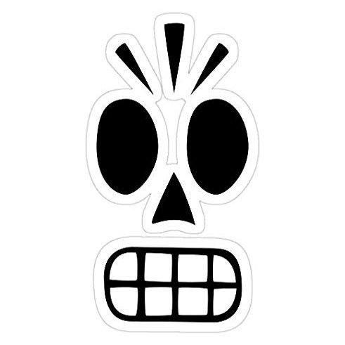 Manny Calavera Decal Sticker - Sticker Graphic - Auto, Wall, Laptop, Cell, Truck Sticker for Windows, Cars, Trucks