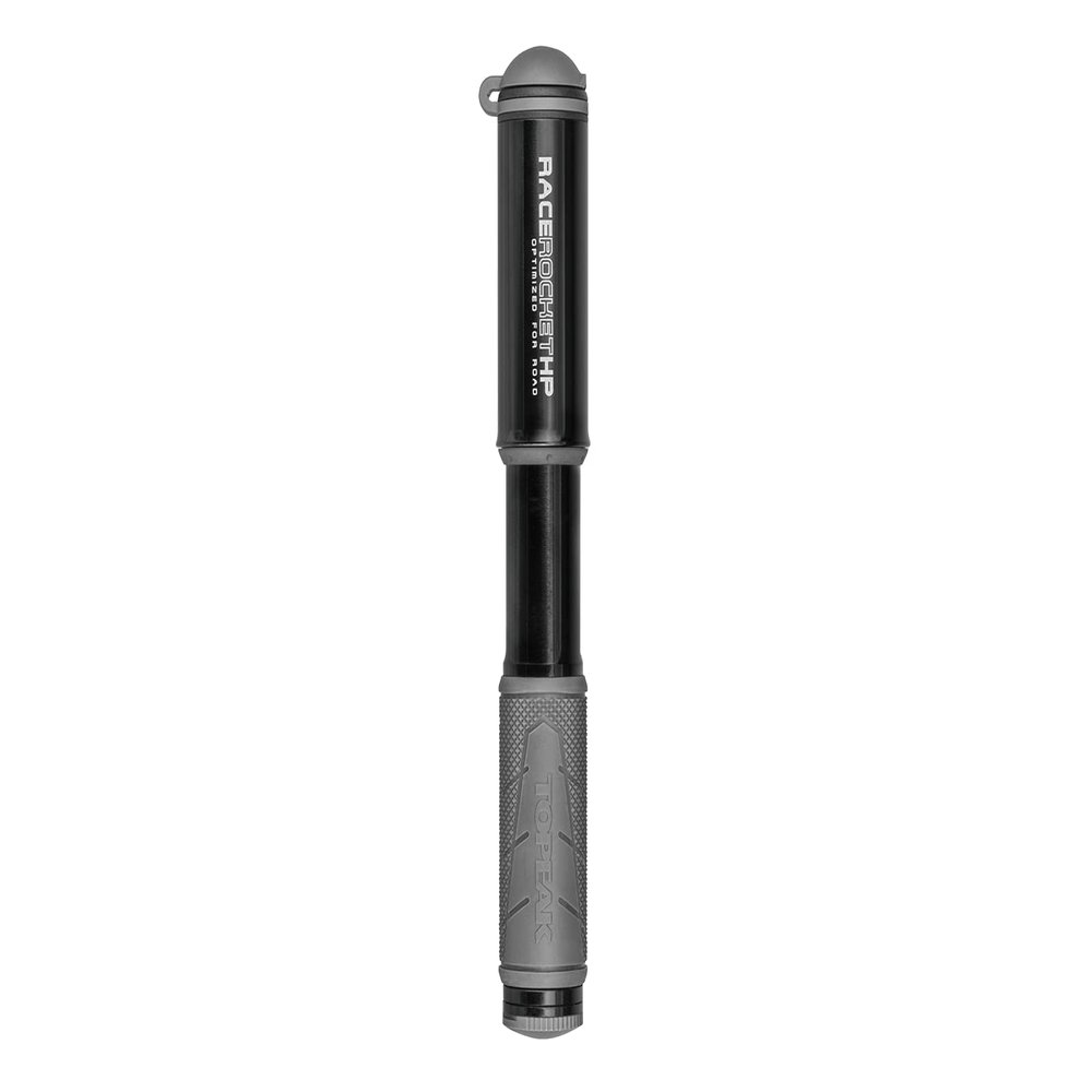 Topeak RaceRocket HP, High Pressure Mini Pump, 160 Psi/ 11 Bar, Compatible with Presta and Schrader Valves