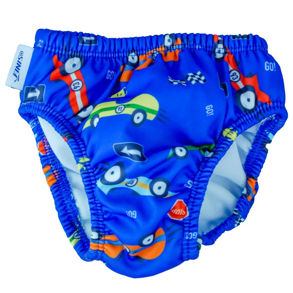FINIS Reusable Swim Diaper for Babies - Polyester, Gentle Woven, No PVC, 100% Reusable, 1 Count, Small