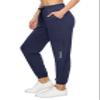 ALWAYS Women's Zipper Jogger Track Pants - Premium Soft Stretch Sweatpants Navy XL view 1