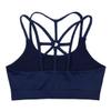vastwit Kids Girls Seamless Racerback Sports Modern Training Bra Team Basic Bralette Camisole Crop Tank Top Navy_Blue 4 view 4