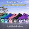 Bont Skates - Prostar Purple Suede Professional Roller Skates with Glow Light Up Led Luminous Wheels - Indoor and Outdoor - Roller Skates - Rollerskates -3 (Bont 3) view 2