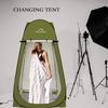 Your Choice XL Pop Up Privacy Shower Tent - Portable Changing Tent for Camping, Beach & Poolside - 82.6" Tall Double Storage Pockets & Carry Bag - Green view 4