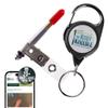 KNOT KNEEDLE - Fishing Knot Tying Tool, Fish Hook Tying Tool, Fish Knot Tying Tool, for Hooks & Lines, Fishing Gear & Accessories - Single with Zinger view 1