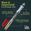 KNOT KNEEDLE - Fishing Knot Tying Tool, Fish Hook Tying Tool, Fish Knot Tying Tool, for Hooks & Lines, Fishing Gear & Accessories - Single with Zinger view 3