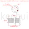 316 Stainless SteelCombo Stainless Steel Thru-Hull Fitting w/Nut with Gasket for 1" ID (1") view 2