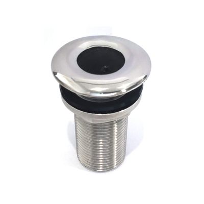 316 Stainless SteelCombo Stainless Steel Thru-Hull Fitting w/Nut with Gasket for 1/2" ID