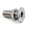 316 Stainless SteelCombo Stainless Steel Thru-Hull Fitting w/Nut with Gasket for 1/2" ID view 4