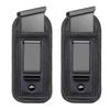 2-Pack Universal IWB Magazine Holster Concealed Carry 9mm .40 .45 | Inside The Waistband Mag Pouch | Mag Holster for Glock 43 17 Sig 1911 S&W M&P | Fits Any 7 10 15 Round Clips for All Pistols view 1