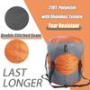 Frelaxy Compression Sack, Ultralight Sleeping Bag Stuff Sack Compression Stuff Sack - Space Saving Gear for Camping, Hiking (Orange, XL) view 4