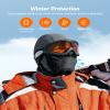 AstroAI Ski Mask Windproof Balaclava for Cold Weather, Winter Face Mask Breathable Stretchable for Skiing, Snowboarding, Gray view 2